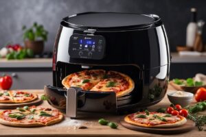 Cook pizzas in an air fryer for one to three minutes, or until the cheese is melted and the pie is completely warmed. To check, open the basket.